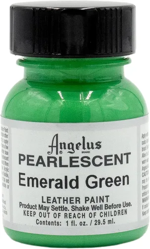 Miniatura 21 de Angelus - Pintura para cuero de 4 onzas, color verde esmeralda