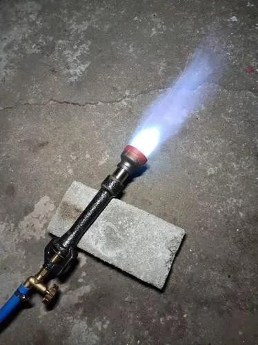 Miniatura 4 de Quemador de forja de gas con regulador, cabezal de quemador de alta presión, sistema de control de llama de montaje, reemplazo de quemador de horno