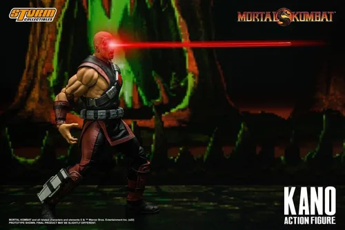 Miniatura 2 de Storm Collectibles Figura de acción Mortal Kombat Kano a escala 1/12