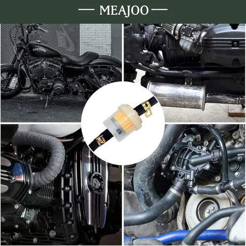 Miniatura 8 de 3 filtros de combustible en línea 691035 493629 de 40 micras 1/4 pulgadas para Briggs Stratton, repuesto para motores Kawasaki 49019-0014 49019-7001