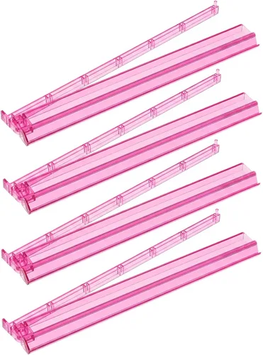 Miniatura 12 de Soporte y empujador todo en uno para Mahjong, combo de soporte y empujador de acrílico transparente, soportes modernos para fichas de Majiang Morado