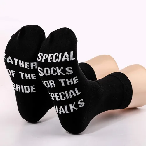 Miniatura 5 de TSOTMO 2 pares de calcetines especiales para el hermano de la novia para un paseo especial, regalo de fiesta de boda, regalo de hermano de la novia