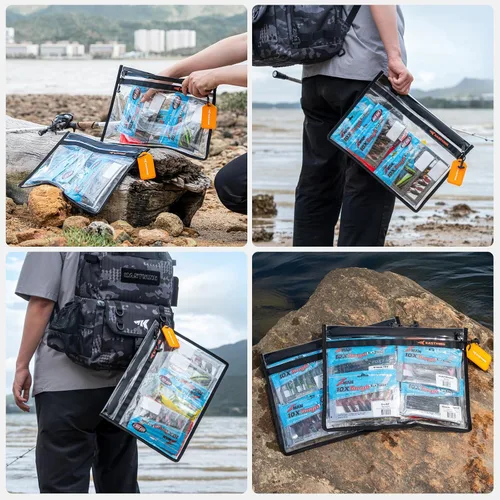 Miniatura 7 de KastKing Bolsa de Almacenamiento para Aparejos de Pesca BaitShield, Bolsa de Aparejos de Pesca, Bordes Sellados, Protección Resistente al Agua