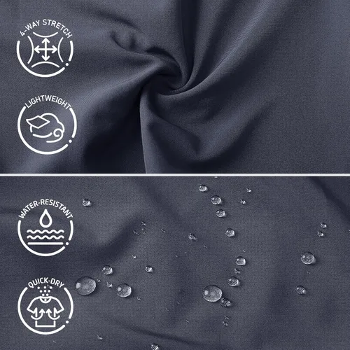 Miniatura 3 de Haimont Pantalones cortos deportivos para hombre de 5 pulgadas para gimnasio, deportes, entrenamiento activo con bolsillos, secado rápido