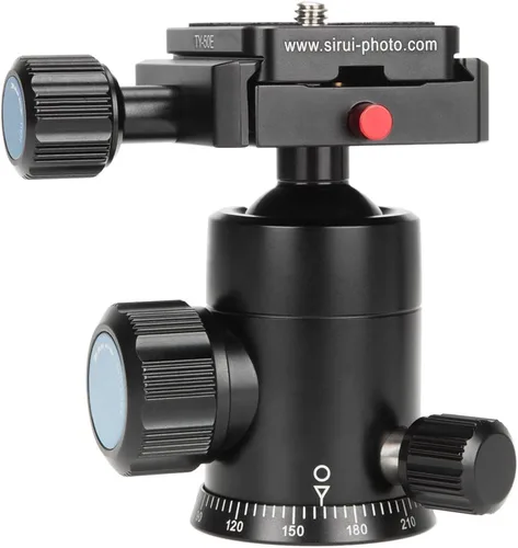 Miniatura 2 de Sirui E-10 Cabezal de bola de aluminio 1.142 in, máximo, negro, Belastbarkeit 17.6 lbs