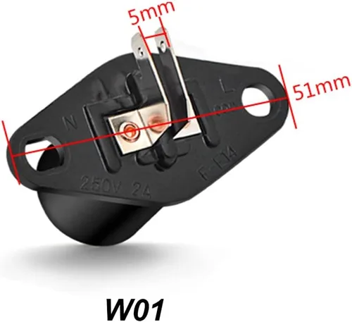 Miniatura 6 de Ruiandsion Bombilla de microondas Z187 T170 Soporte Base Reemplazo para Horno Universal Microondas Pera Lámpara Socket-W01