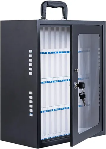 Miniatura 9 de Gabinete de almacenamiento para teléfono celular, caja de seguridad de metal duradera para teléfono móvil, gabinete de almacenamiento para teléfono