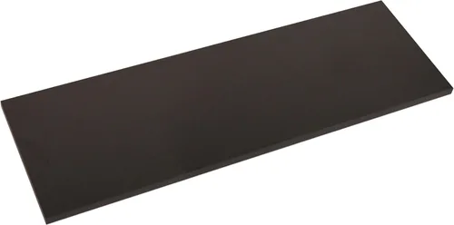 Miniatura 7 de SSWBasics Tablero de estante de melamina negra laminada, 36 pulgadas de largo x 12 pulgadas de ancho, estantes de repuesto duraderos y elegantes