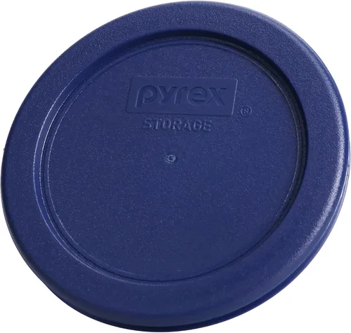 Miniatura 3 de Pyrex 7202-PC - Tapa de repuesto para almacenamiento de alimentos, 1 taza, color azul oscuro, fabricada en Estados Unidos