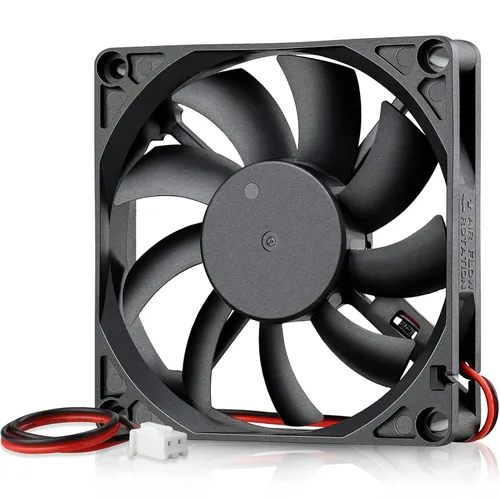 Miniatura 10 de GDSTIME Ultra delgado 3.150 in x 3.150 in x 0.394 in 12V PC sin escobillas DC ventilador de enfriamiento 2pin para impresora 3D fuente