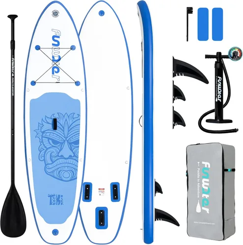 Miniatura 15 de FunWater Inflatable Ultra-Light Stand Up Paddle Board for All Skill Levels with Premium SUP Paddleboard Accessories,Non-Slip Comfort Deck for Youth