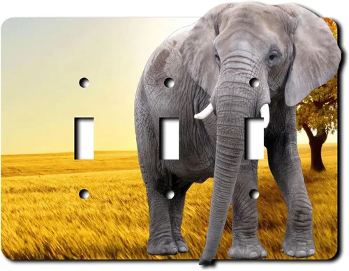 Miniatura 8 de Cubierta eléctrica acrílica decorativa de elefante - Salida única