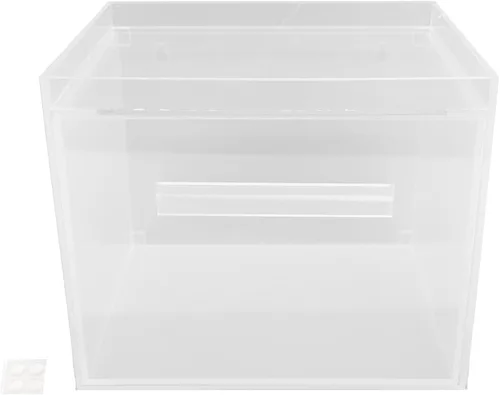 Pilipane Caja de almacenamiento para toallas faciales, contenedor de acrílico para toallas faciales con cajón para tocador de baño
