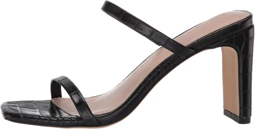 Miniatura 5 de The Drop - Sandalias de tacón alto Avery con dos correas y punta cuadrada para mujer