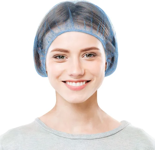Miniatura 10 de EZGOODZ Redes desechables para el cabello para trabajadores del servicio de alimentos, nailon marrón de 28 pulgadas, banda elástica, unisex, paquete