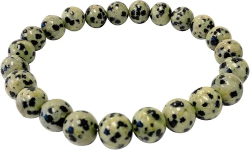 Miniatura 80 de Gem Avenue Handmade Round Bead Stretch Bracelet Unisex Natural Stone Beaded Jewelry for Men & Women, Elastic Wristband for Daily Wear