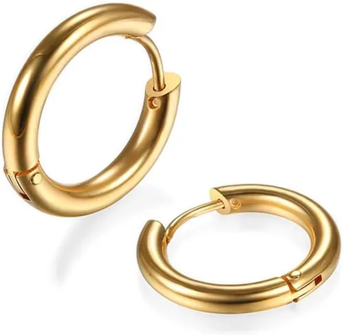 Aretes de acero inoxidable 316L, argollas de 1564, 516, 2564, 716, 1532 y 3564 pulgadas, arracadas hipoalergénicas, para el cartílago, hélix,