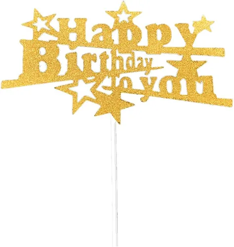 Miniatura 6 de Flairs New York Decoraciones Navideñas Banner Adornos para Pasteles Accesorios de Fiesta (Paquete de 6 Adornos para Cupcakes, Xmas #Snow Cinta Roja)