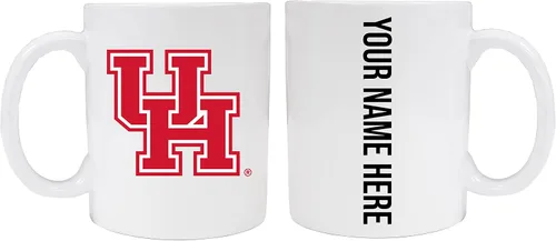Miniatura 7 de Collegiate - Taza de cerámica personalizada de la Universidad de Houston, de 8 onzas, con tu nombre en la parte posterior, color negro, producto