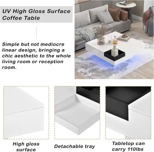Miniatura 4 de coffetable0223111003 - Mesa auxiliar, color blanco
