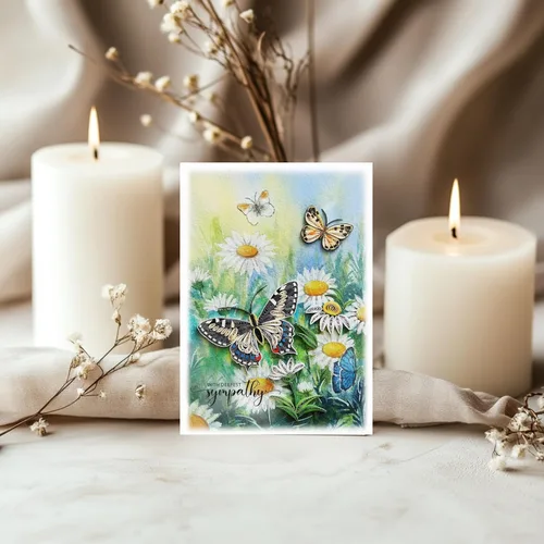 Miniatura 3 de Daisy Garden - Tarjeta de condolencias con la más profunda condolencia, tarjeta de felicitación por pérdida de madre, padre, mascota, tarjeta