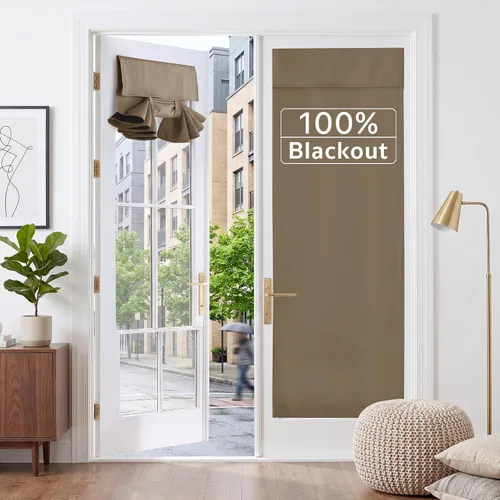 Miniatura 89 de RYB HOME 2 Paneles Cubierta de Ventana de Puerta de Aula, Persianas Opacas para Ventanas y Puertas de Aula Cubierta Persianas de Confinamiento