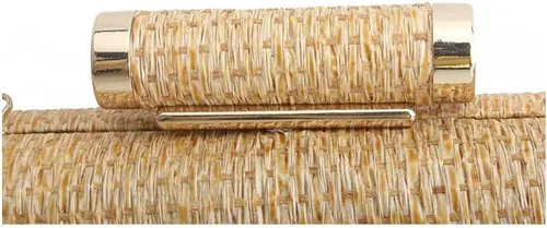 Miniatura 4 de Straw Clutch Purse for Women Wedding Hand-Woved Evening Straw Handbag Party Wedding Summer Beach Bag