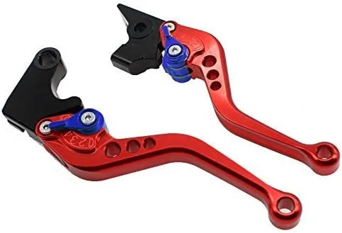 Miniatura 27 de Palancas Fxcnc de freno y embrague para carreras, Palanca verde con ajuste negro.