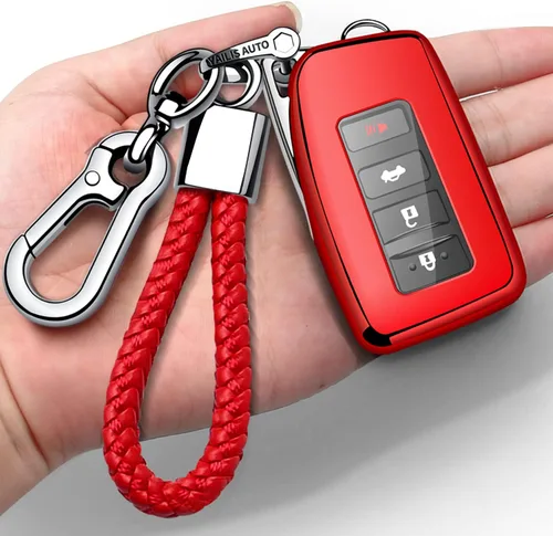 Miniatura 7 de Compatible con funda para llavero Lexus con llavero, funda protectora de TPU suave de 360 grados para llave inteligente RX ES GS LS NX RS GX LX RC