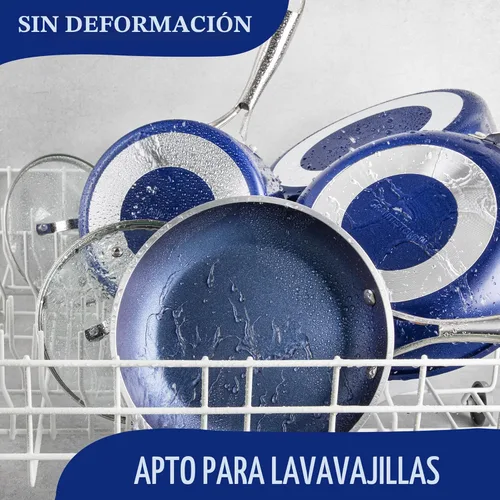 Miniatura 9 de Granitestone Ceraluxe - Juego de 20 utensilios de cocina de cerámica antiadherentes, juego completo de ollas y sartenes antiadherentes con juego