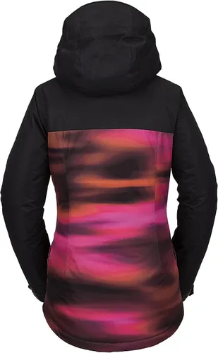 Miniatura 2 de Volcom Chaqueta con capucha para mujer, con aislamiento, snowboard, esquí, invierno, Negro