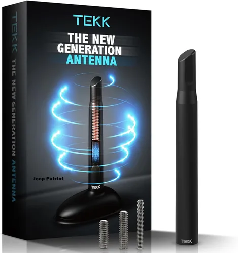 Miniatura 64 de Tekk - Antena corta para auto, diseñada para una recepción optimizada de FM/AM, 4.8 pulgadas