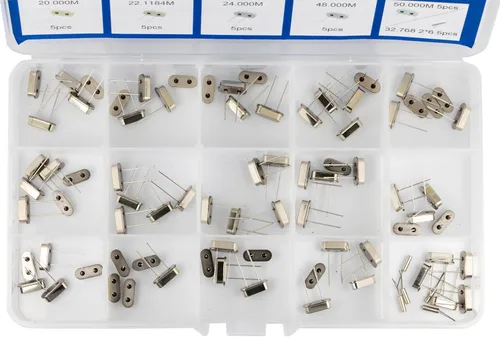 Miniatura 5 de 16 Values 80 piezas de oscilador de cristal de cuarzo surtido 4MHz, 4.096MHz, 6MHz, 8MHz, 10MHz, 11.0592MHz, 12MHz, 13.56MHz, 15MHz, 16MHz, 20MHz
