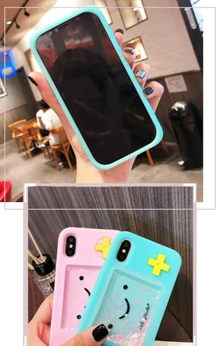 Miniatura 6 de UnnFiko - Funda Squishy 3D estilo dibujos animados compatible con iPhone 6 / iPhone 6s, diseño de estrellas líquidas creativas, divertida, blanda