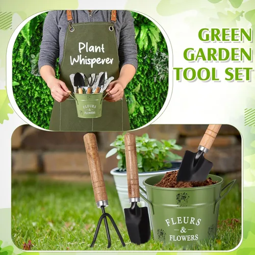 Miniatura 5 de Tarpop Juego de Herramientas de Jardín de Navidad Plant Whisperer Regalos de Jardinería para Mujeres, Kit de Herramientas de Plantación de Vegetales