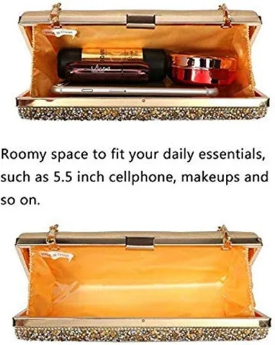 Miniatura 3 de Bolsos de mano de noche para mujer, bolso de mano de noche para fiesta, boda formal