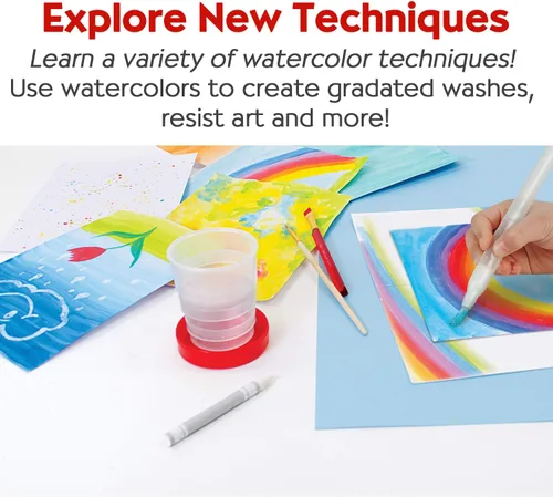 Miniatura 7 de Faber-Castell Young Artist Learn to Watercolor - Juego de pintura de acuarela para niños a partir de 5 años, apto para niños y lavable