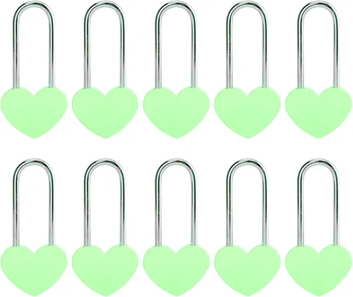 Miniatura 45 de Candado de amor VeYocilk de 3.5" 50mm en forma de corazón, candado de corazón negro para deseos de amor, ideal para bodas, San Valentín