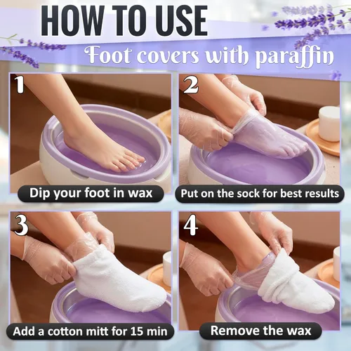 Miniatura 6 de 200 piezas de guantes para pies para hidratación – Cubiertas de pie de plástico a prueba de fugas para pies, diseño antideslizante acanalado con 200