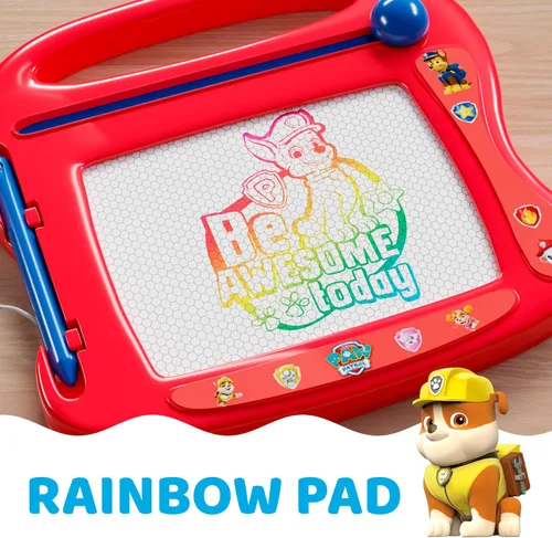 Miniatura 6 de Lollipop PAW Patrol Tablero magnético de dibujo para viajes para niños o niñas, Tablero de dibujo para llevar.. Rojo