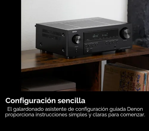 Miniatura 5 de Denon AVR-S670H Receptor de Teatro en Casa de 5.2 Canales, Receptor HDMI 8K UHD (75W x 5), Transmisión a Través de HEOS Integrado, Bluetooth