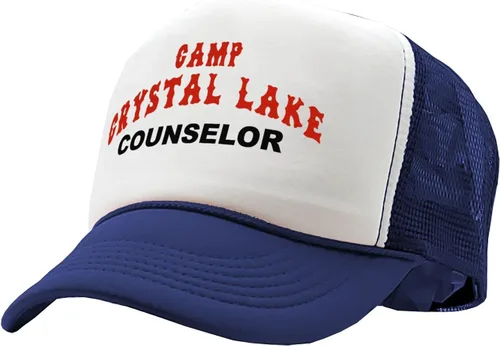 Miniatura 6 de Camp Crystal Lake Counselor - Halloween - Gorra de camionero estilo retro vintage