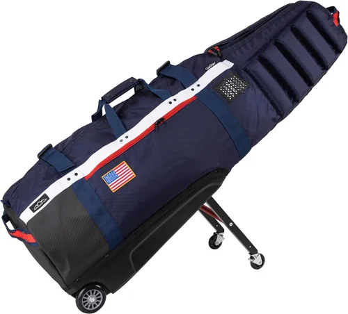 Miniatura 15 de Sun Mountain ClubGlider Meridian Bolsa de Viaje de Golf - Sistema de Rodamiento de 4 Ruedas, Patas Extensibles y Retráctiles para Transporte Fácil