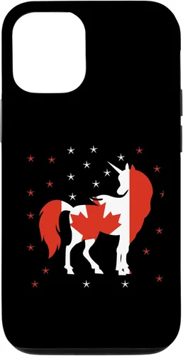 Miniatura 27 de Funda para iPhone 13 Pro Max Unicornio Bandera de Canadá