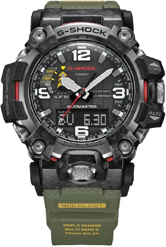 Miniatura 2 de Casio Analógico-digital GWG-2000-1A3ER, gris, tira, Gris, Tira