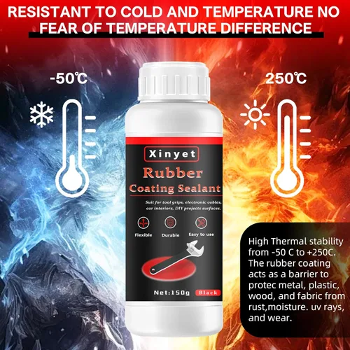 Miniatura 5 de Revestimiento de goma de inmersión para herramientas de 5.1 fl oz, inmersión de goma para herramientas, impermeable, revestimiento protector