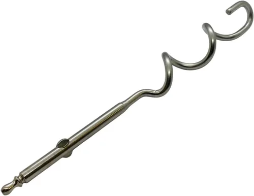 Miniatura 6 de Cuisinart CHM-DH 2 Ganchos de repuesto para masa de acero inoxidable para modelos CHM-3, CHM-5, CHM-7, HM-50 HM-70 HM-90, HTM-3, HTM-5, HTM-7 y HTM-9