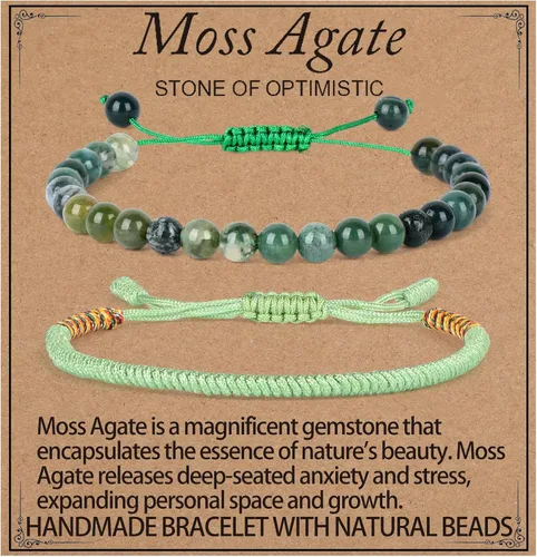 Miniatura 92 de LPBeads Pulsera de piedra natural hecha a mano de tamaño ajustable