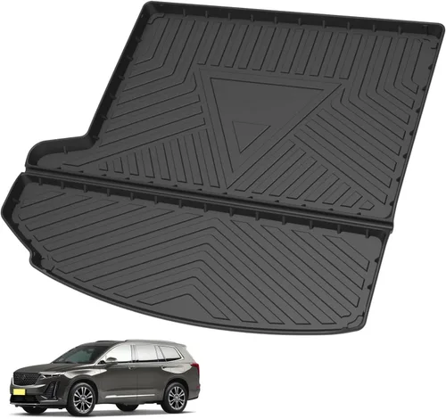 Miniatura 16 de Elsetyler Revestimiento de carga para viaje 2021 – TPO negro para todo tipo de clima, resistente al agua, bandeja de carga trasera, protector