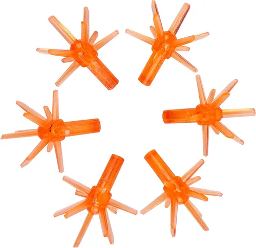 Miniatura 7 de National Artcraft Sputnik - Adornos de cerámica para árbol de Navidad, 25 unidades Sputnik - Azul